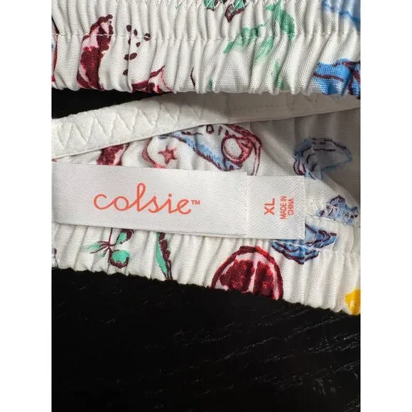 Closie 2 Pc Pajama Set XL NWT Cotton Shorts & Bra w/adjustable Straps - Picture 6 of 6